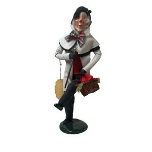 1991 Byers Choice Caroler Happy Scrooge First Edition Signed / Dated